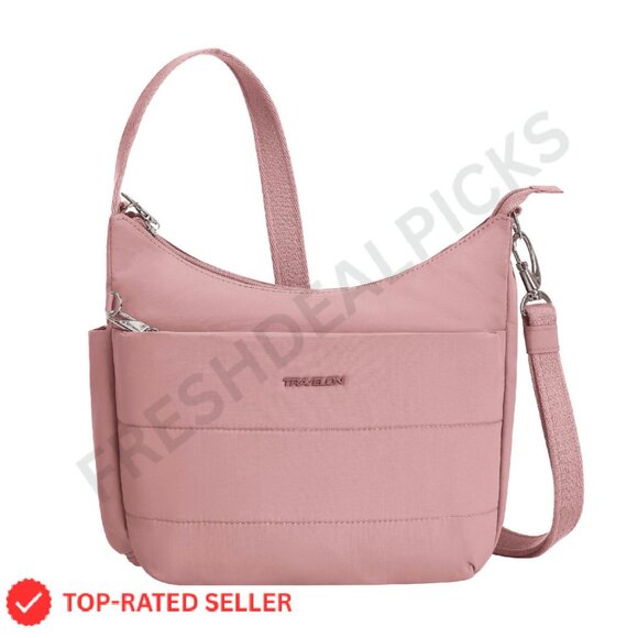 Anti-Theft Crossbody Bag Nylon Lightweight Travel Chic Hands-Free Secure